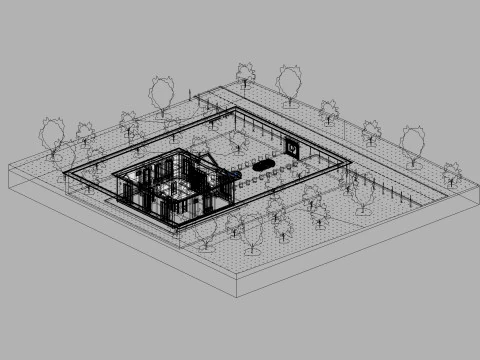 Revit House 10 3D Model