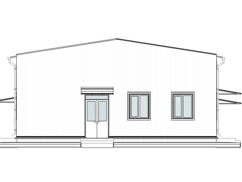 Industrial Building 3D Model