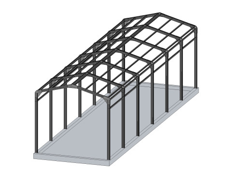 軽量構造構造 3Dモデル