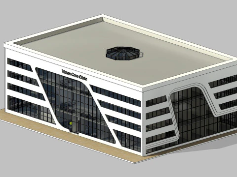 Vision Care Clinic Medical Center Revit Model 3D Model