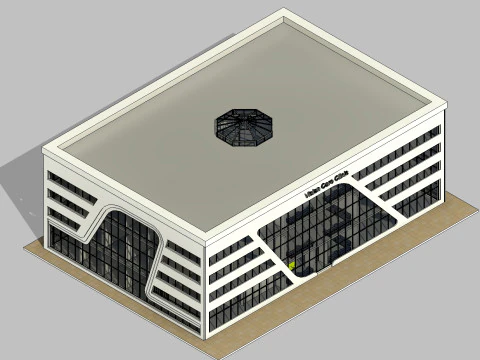 Vision Care Clinic Medical Center Revit Model 3D Model