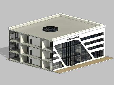 Vision Care Clinic Medical Center Revit Model 3D Model