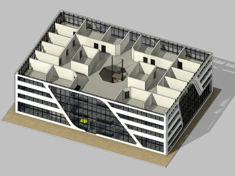 Vision Care Clinic Medical Center Revit Model 3D Model