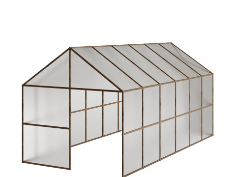 casa verde Modelo 3D