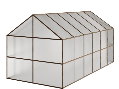 casa verde Modelo 3D