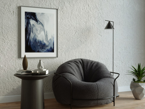 Koncepcja sceny wewnętrznej Model 3D