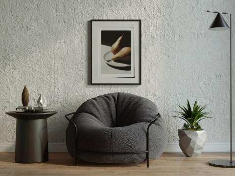 Koncepcja sceny wewnętrznej Model 3D