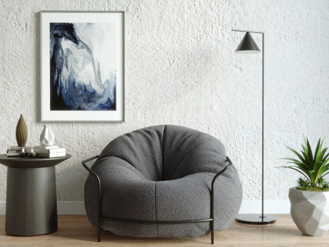 Koncepcja sceny wewnętrznej Model 3D