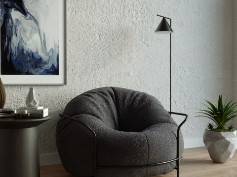 Koncepcja sceny wewnętrznej Model 3D