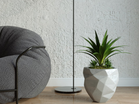 Koncepcja sceny wewnętrznej Model 3D