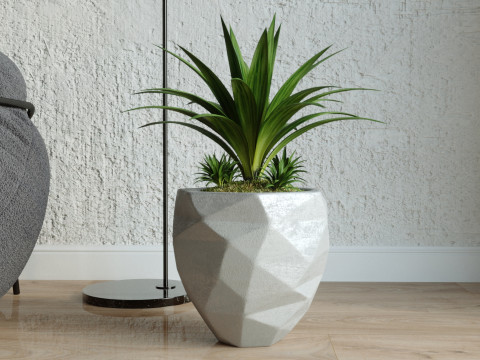 Koncepcja sceny wewnętrznej Model 3D