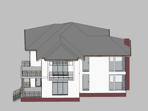Revit Building 02 3D Model