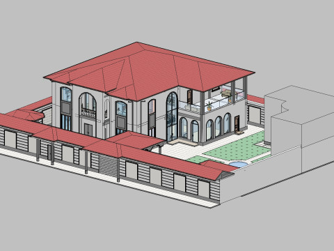 Revit House 5 3D Модель