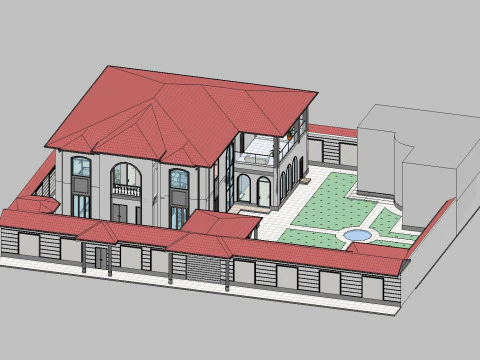 Revit House 5 3D Model