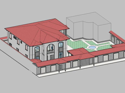 Revit House 5 3D Model