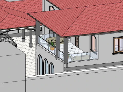 Revit House 5 3D Model