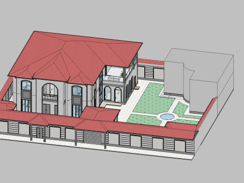 Revit House 5 3D Model