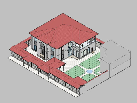 Revit House 5 3D Model