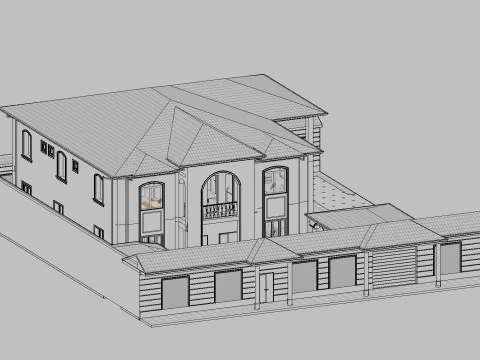 Revit House 5 3D Model
