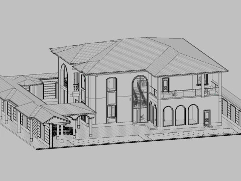 Revit House 5 3D Model