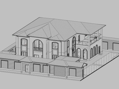 Revit House 5 3D Model