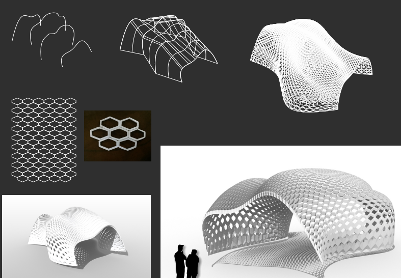 Architectural Pavilion 3D Model .c4d .max .obj .3ds .fbx .stl .blend 