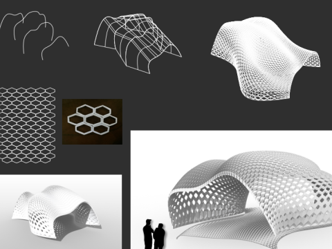 Pavillon architectural Modèle 3D