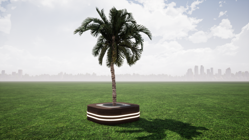 Bench 08 3D Model .c4d .max .obj .3ds .fbx .stl .blend 