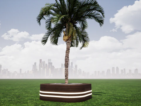 Bench 08 3D Model