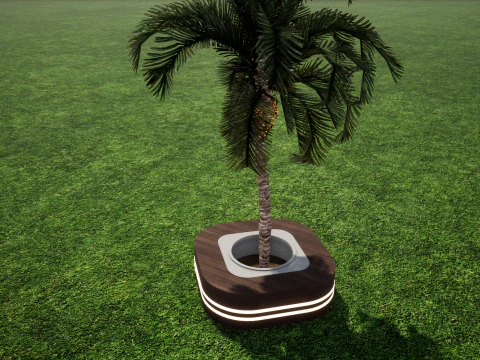Bench 08 3D Model