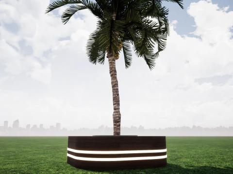 Bench 08 3D Model