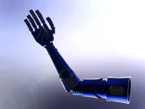 robotic arm futuristic 3D Model