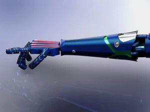 robotic arm futuristic 3D Model