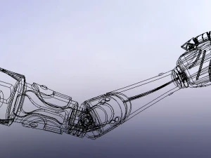 robotic arm futuristic 3D Model