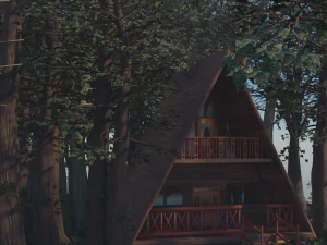 cabin in the forest 3D Model