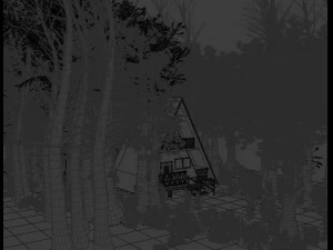 cabin in the forest 3D Model