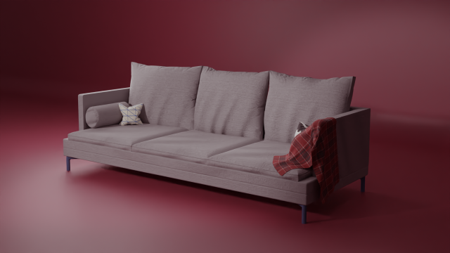 couch render 3D Модель .c4d .max .obj .3ds .fbx .stl .blend 