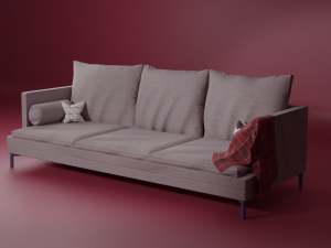 couch render 3D Модель