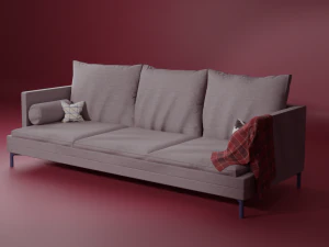 소파 렌더링 3D 모델