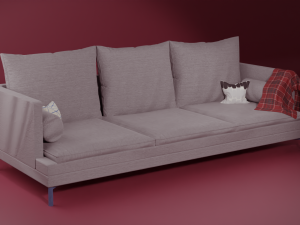 couch render 3D Модель