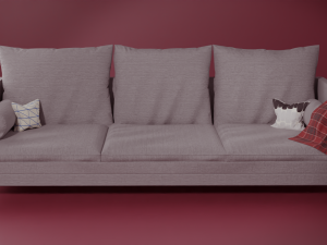 couch render 3D Модель