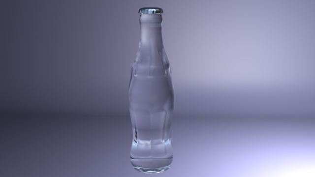 glass battle with metallic cap 3D 模型 .c4d .max .obj .3ds .fbx .stl .blend 