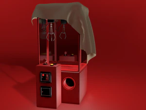gaming machine with cloth 3D Model