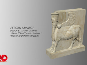 persian lamassu 3D 模型