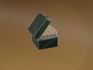 A box of bullets of 12mm caliber 3D 모델