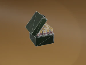 Una scatola di proiettili di calibro 12 mm Modello 3D