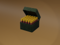 A box of bullets of 12mm caliber 3D Models
