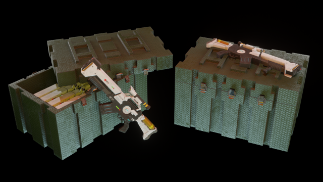 Railgun Modèle 3D .c4d .max .obj .3ds .fbx .stl .blend 