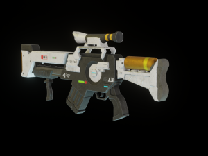 Railgun Modèle 3D