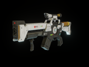 Railgun Modèle 3D